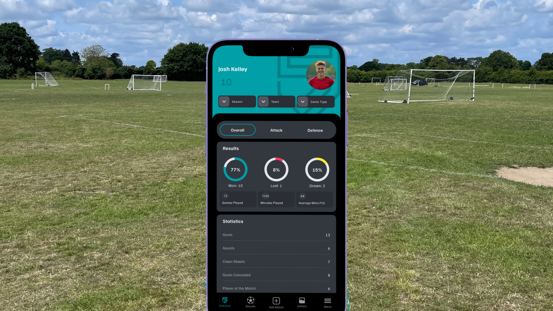 Grassroots football app, STATZO is available for Beta testing on iOS and Google Play